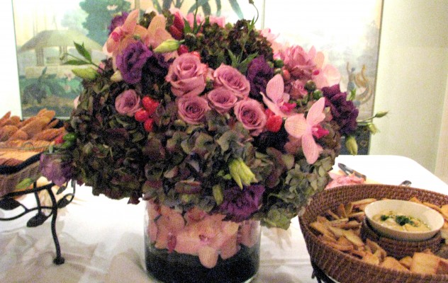 The floral arrangement