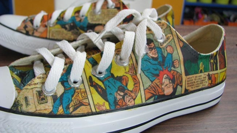 Comic Book Sneakers Jonathan Fong Style