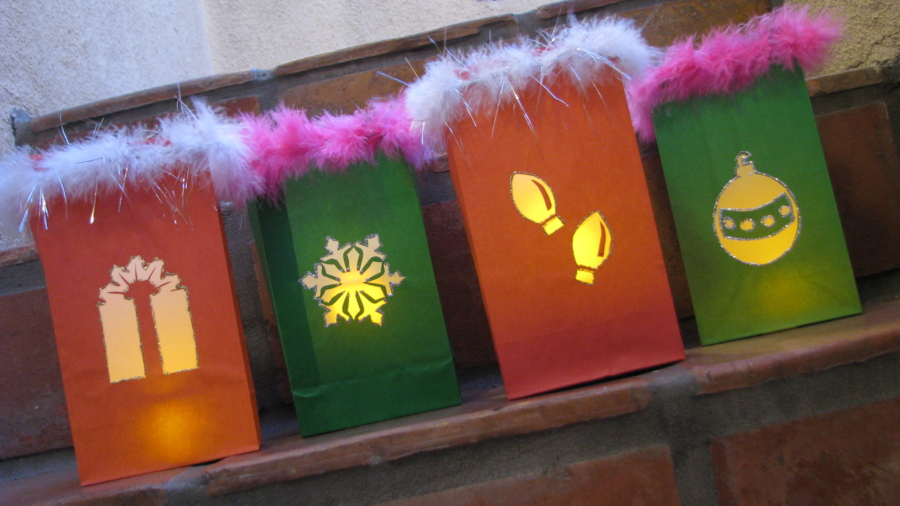 How to make holiday luminaries