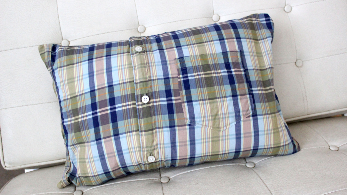 how to make a shirt pillow