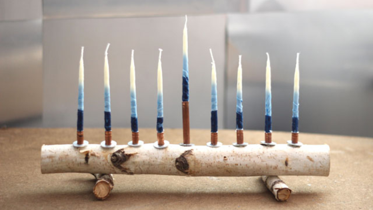 birch menorah